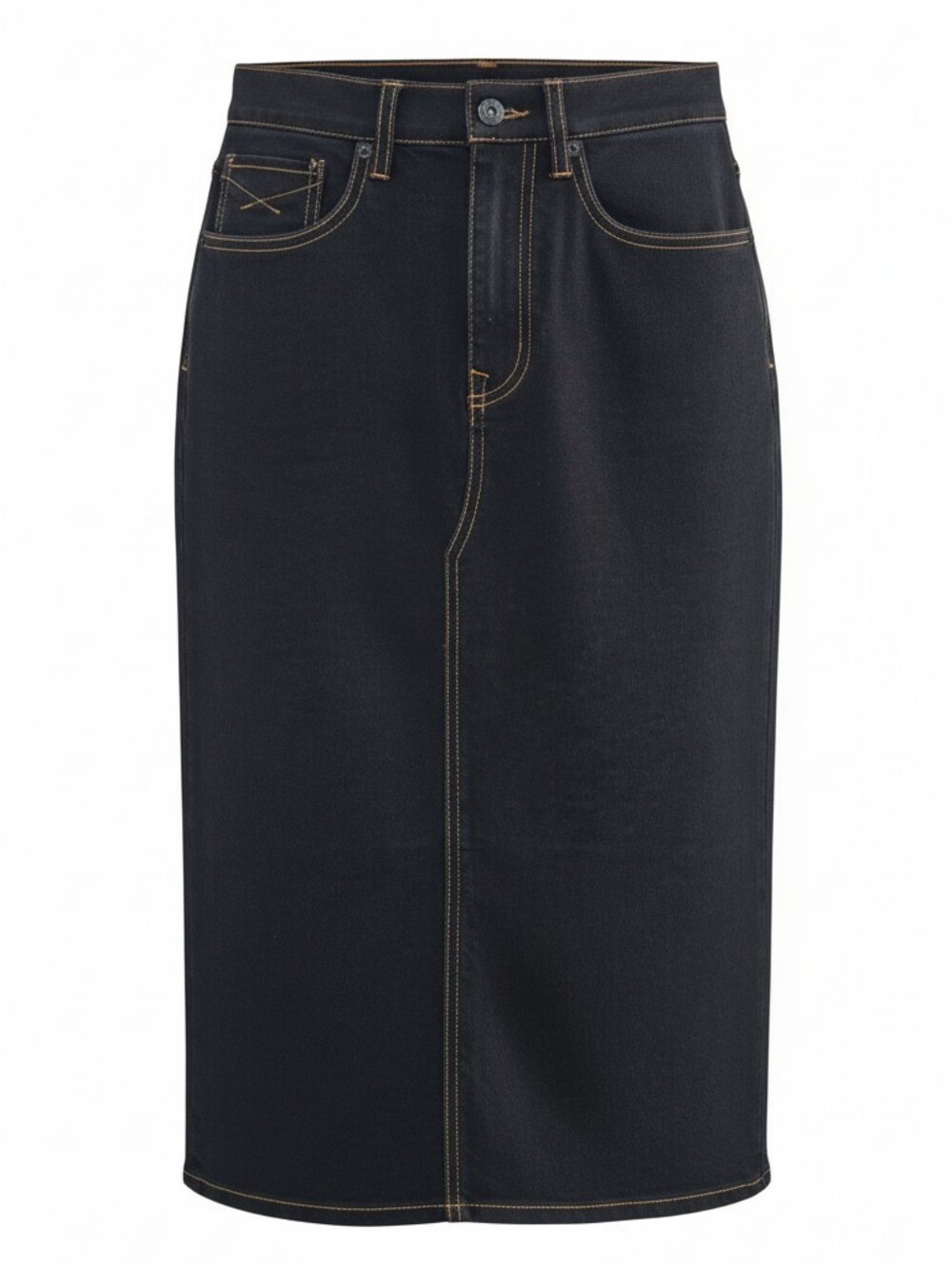 Nordstrom Brand Unpublished Black Denim Skirt